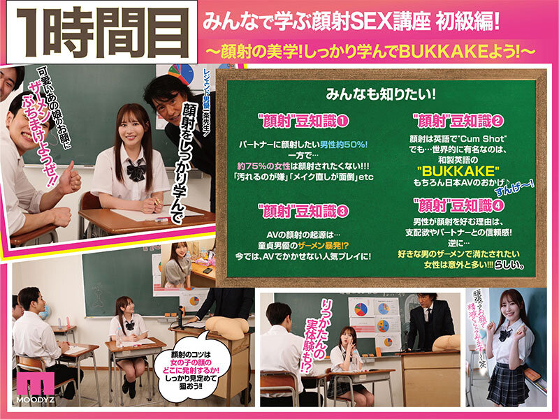 観れば絶対アナタも顔射できる！アナタもヌイて学べる小野六花と一緒に！How to SEX！「学ぼう！男のロマン！顔射ぶっかけ」編 3