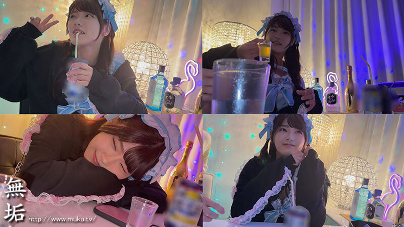 BARで出会った仕事終わりのコンカフェ嬢と ベロ酔い店内3P・ホテルお持ち帰りイキ過ぎ乱交SEX 美木ひなの 1